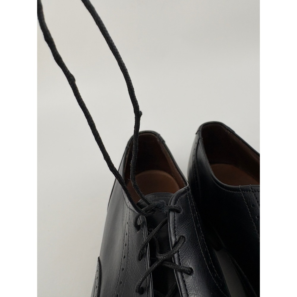 Allen Edmonds Kingswood Wingtip Derby Dress Shoes Men's Size 9.5 Black Leather - Picture 16 of 16